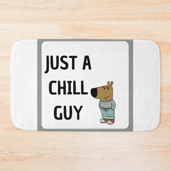 Item preview, just a chill guy designed and sold by laurazael.