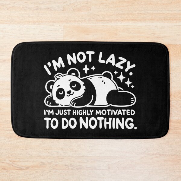 Item preview, I’m Not Lazy, I’m Just Highly Motivated to Do Nothing - Funny Panda Inspiration designed and sold by chantastical.