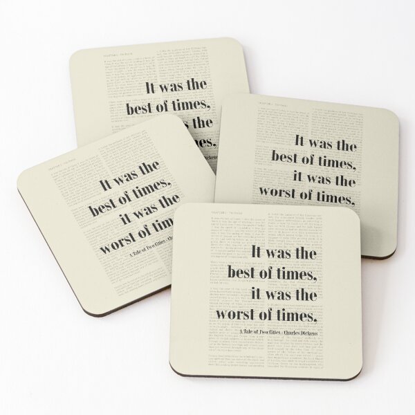 Item preview, A Tale of Two Cities Charles Dickens Quote Art designed and sold by kakarikihill.