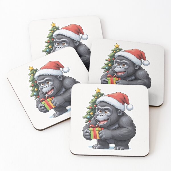 Item preview, Christmas Cartoon Gorilla designed and sold by Krieghorn.