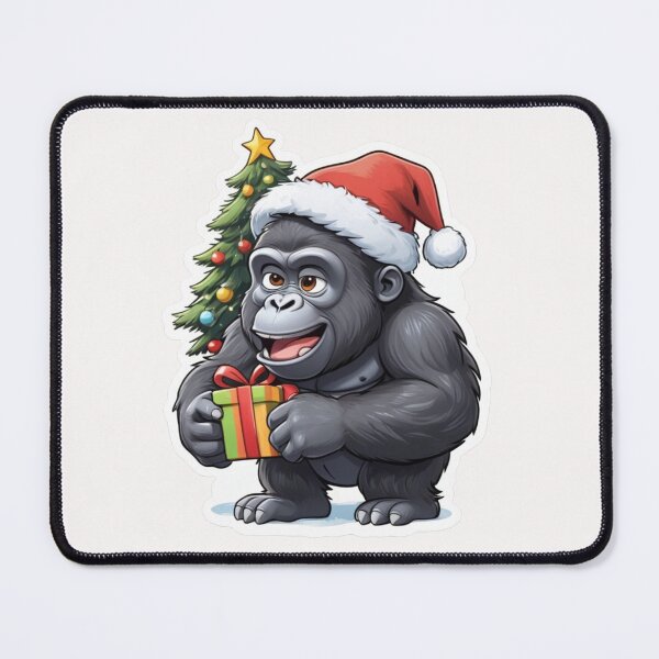 Item preview, Christmas Cartoon Gorilla designed and sold by Krieghorn.