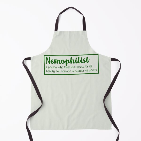 Item preview, Nemophilist dictionary explanation green text in green frame designed and sold by EmeraldeaArt.