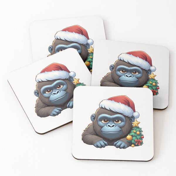 Item preview, Christmas Cartoon Gorilla designed and sold by Krieghorn.