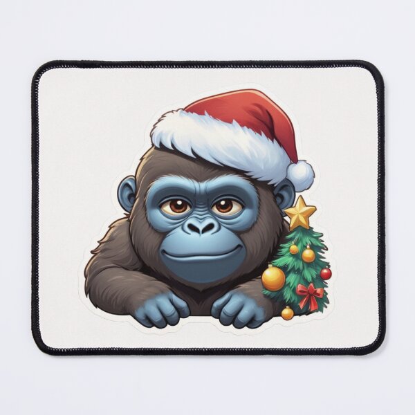 Item preview, Christmas Cartoon Gorilla designed and sold by Krieghorn.