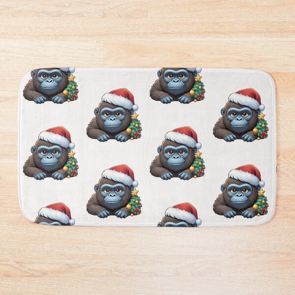 Item preview, Christmas Cartoon Gorilla designed and sold by Krieghorn.