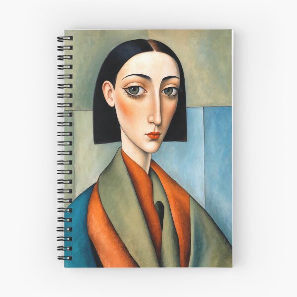 Item preview, Modernist Portrait of a Contemplative Woman 1 designed and sold by Yontartov.