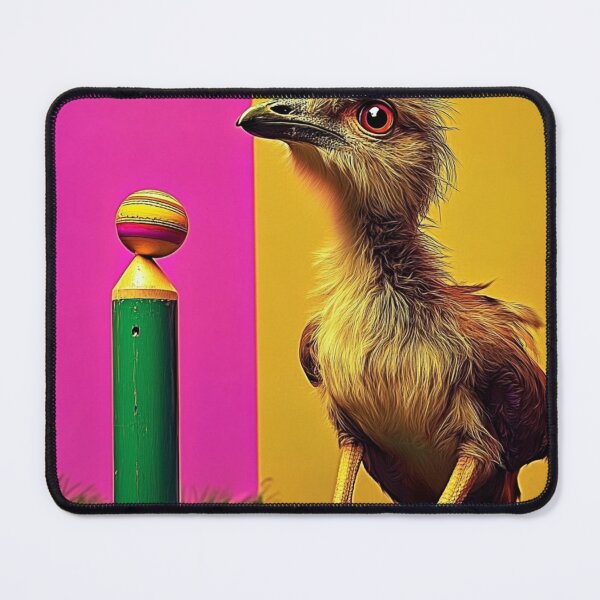Item preview, Emu playing cricket designed and sold by PixcelStudioB.