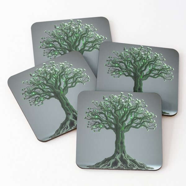 Item preview, Tree with Circuit Board Branches designed and sold by ErGoBa.