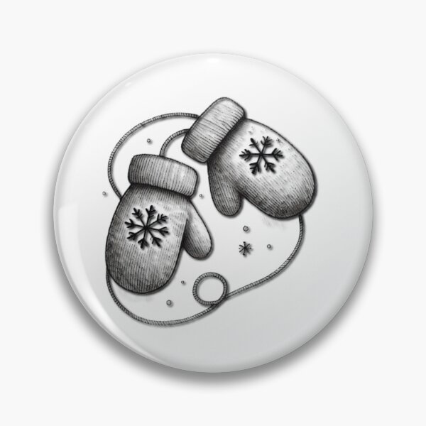 Item preview, Cozy Winter Mittens - Rustic Snowflake Design designed and sold by HopeLoom.
