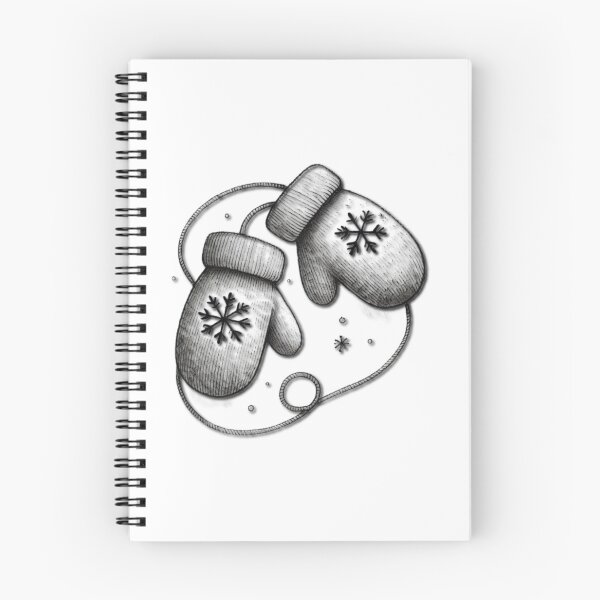 Item preview, Cozy Winter Mittens - Rustic Snowflake Design designed and sold by HopeLoom.