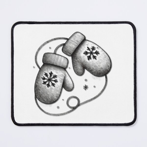 Item preview, Cozy Winter Mittens - Rustic Snowflake Design designed and sold by HopeLoom.