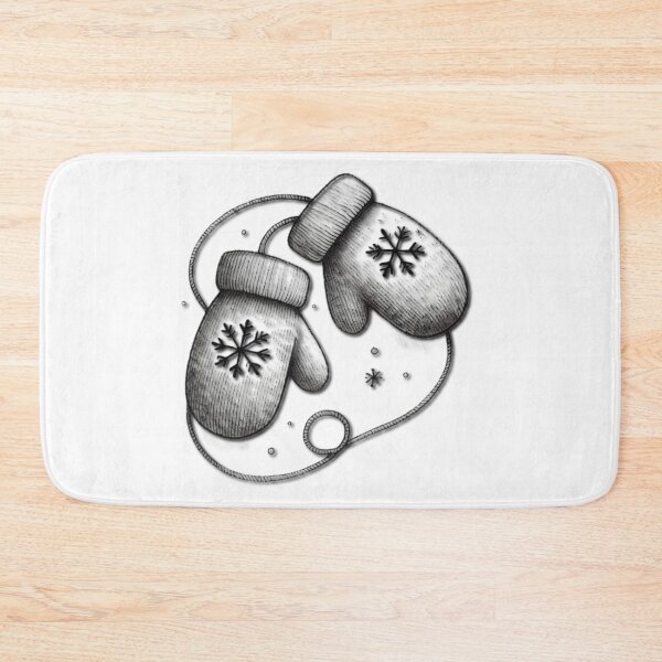 Item preview, Cozy Winter Mittens - Rustic Snowflake Design designed and sold by HopeLoom.