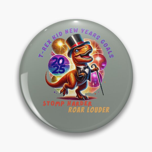Item preview, Festive T-Rex New Year Goals Disco Design designed and sold by bAIryBarn.