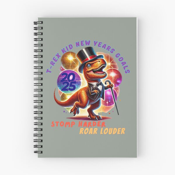 Item preview, Festive T-Rex New Year Goals Disco Design designed and sold by bAIryBarn.
