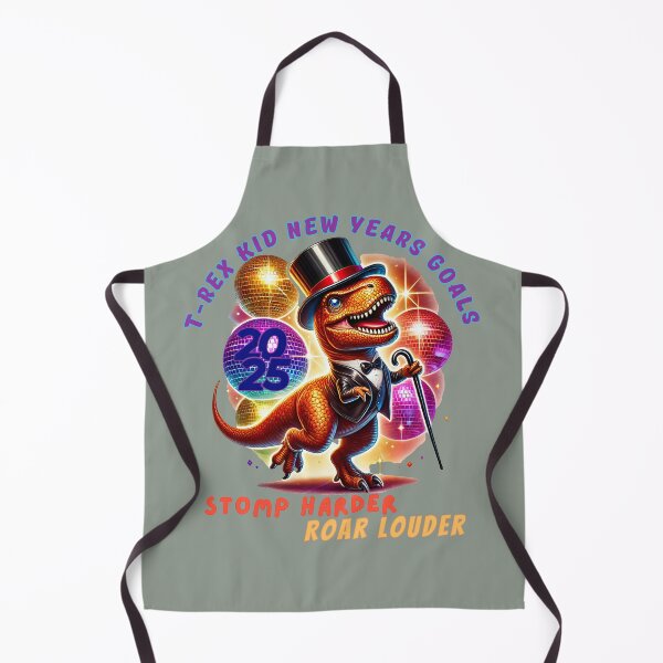 Item preview, Festive T-Rex New Year Goals Disco Design designed and sold by bAIryBarn.