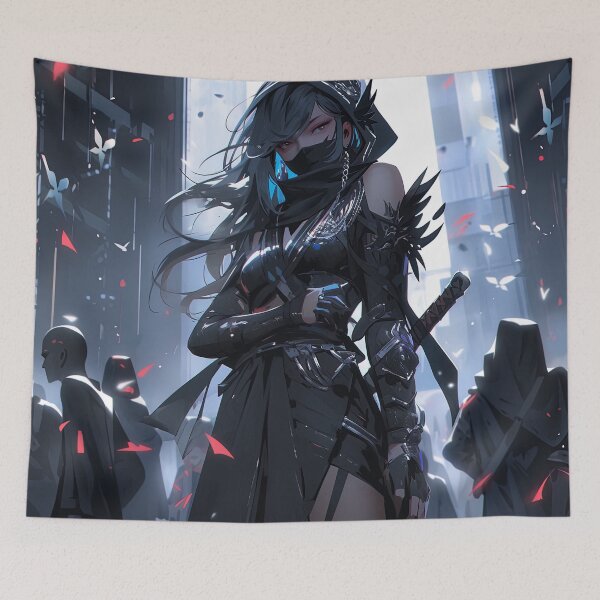 Item preview, Urban Assassin Anime Girl designed and sold by bubblegoth.