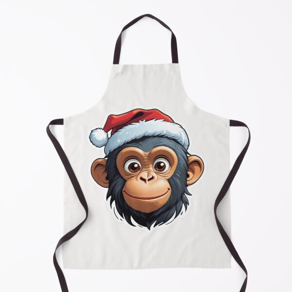 Item preview, Christmas Cartoon Chimpanzee designed and sold by Krieghorn.