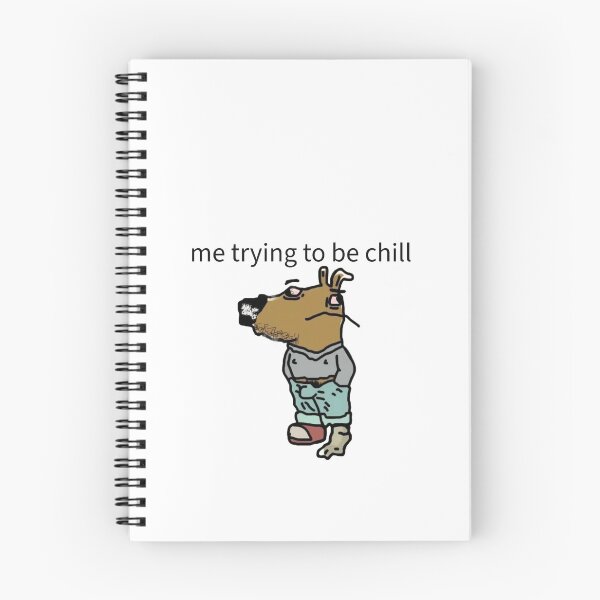 Item preview, chill guy meme (except he is not chill at all) designed and sold by ella-88.