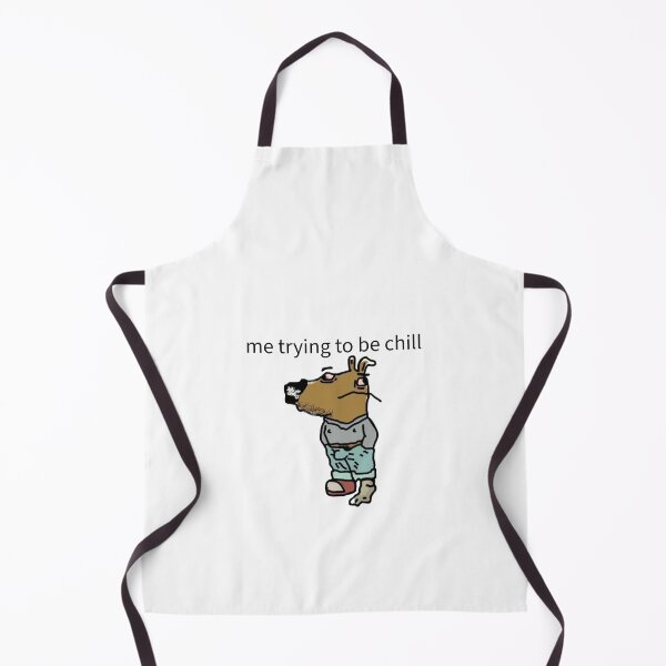 Item preview, chill guy meme (except he is not chill at all) designed and sold by ella-88.