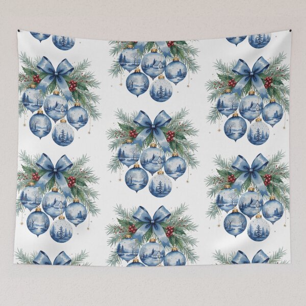 Item preview, chinoiserie / blue chinoiserie / chinoiserie christmas designed and sold by Krasnovaovaova.