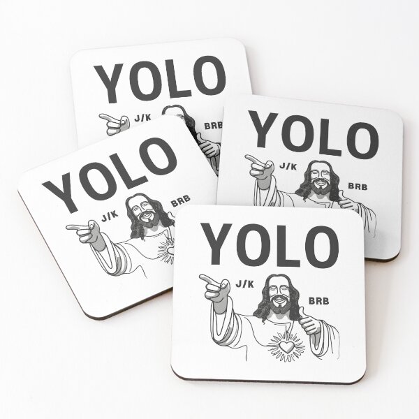 Item preview, Funny Easter Jesus YOLO JK BRB Christianity Humor designed and sold by HowToCanadian.