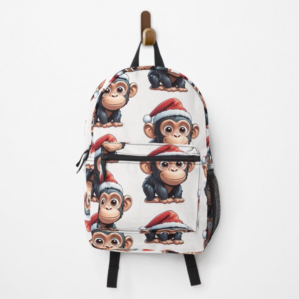 Item preview, Christmas Cartoon Chimpanzee designed and sold by Krieghorn.