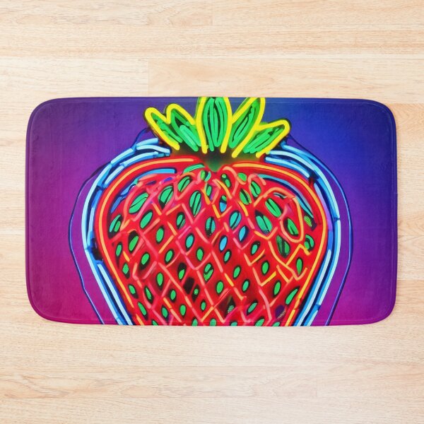 Item preview, Vibrant Strawberry Neon Sign designed and sold by Health And Fitness Posts e-Store.