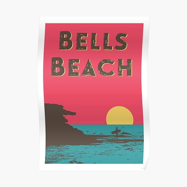 Bells Beach Travel Poster Poster