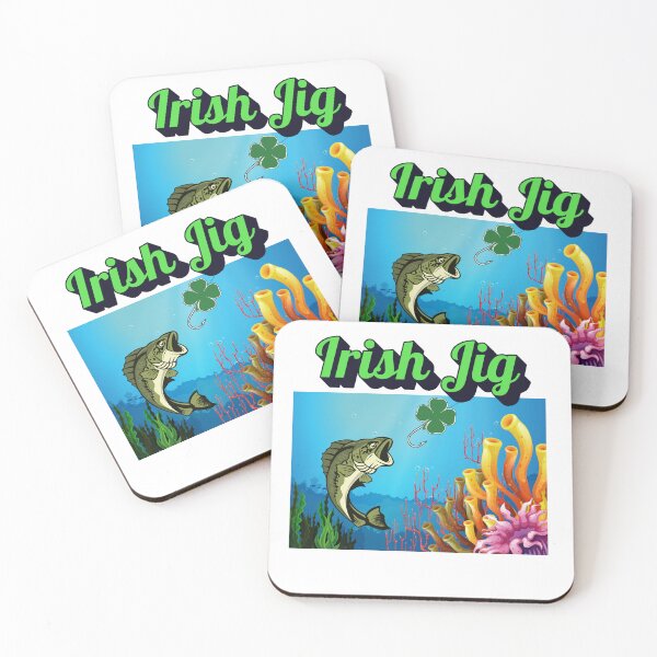 Item preview, Irish Jig: A Fun Twist on Fishing and Ireland designed and sold by JCRockDesign.