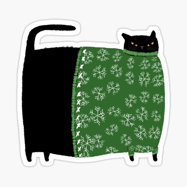 Item preview, Chonky Christmas Sweater Cat designed and sold by KilkennyCat Art.