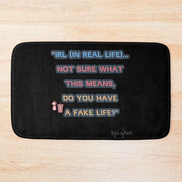 Item preview, "IRL ..." Quote 12/01/2024 designed and sold by BJGWRDS.
