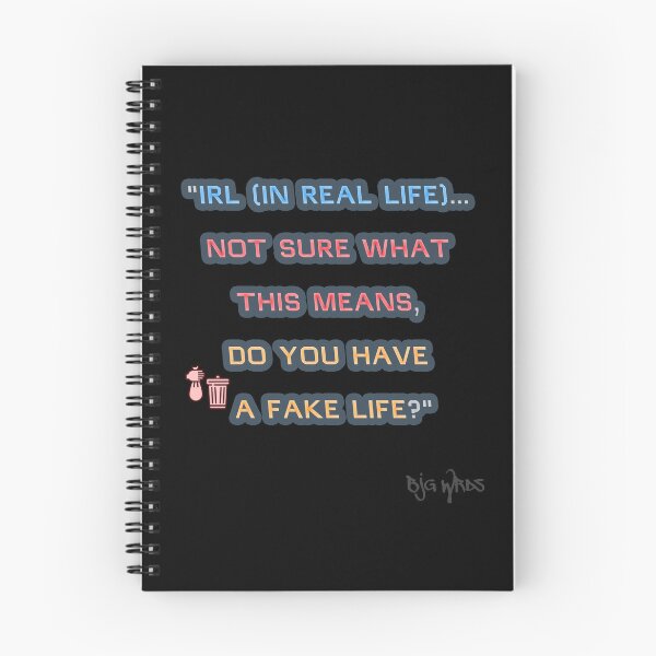 Item preview, "IRL ..." Quote 12/01/2024 designed and sold by BJGWRDS.