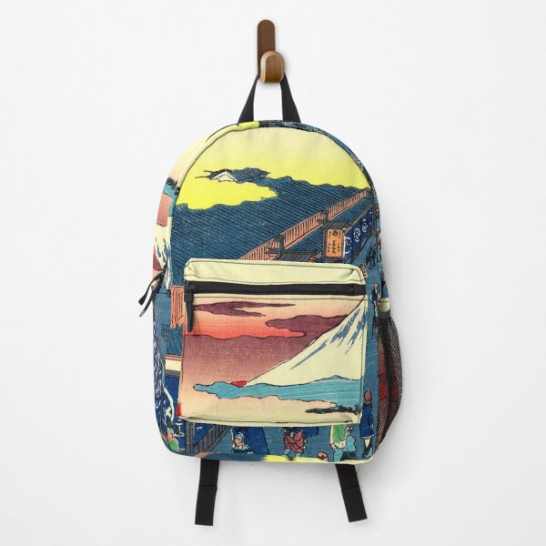Item preview, Sunset Over Mount Fuji and a Bustling Street designed and sold by MINE Design-Works.