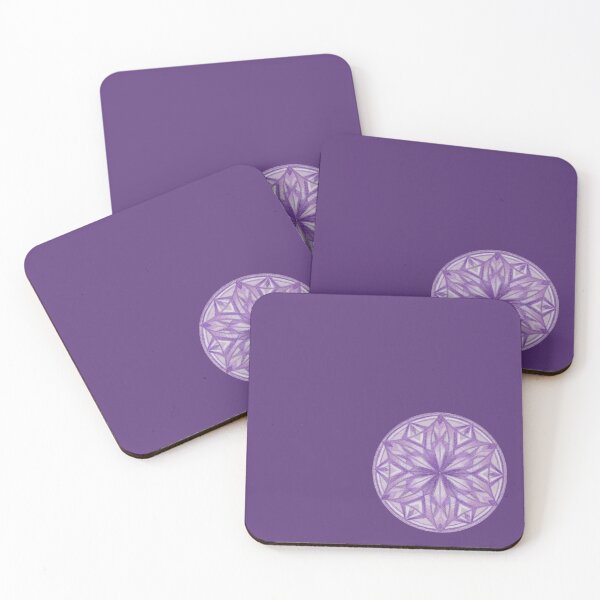Item preview, Flower of Life Mandalas: 304 - Amethyst Crystal Kaleidoscope designed and sold by SonoSonoStudio.