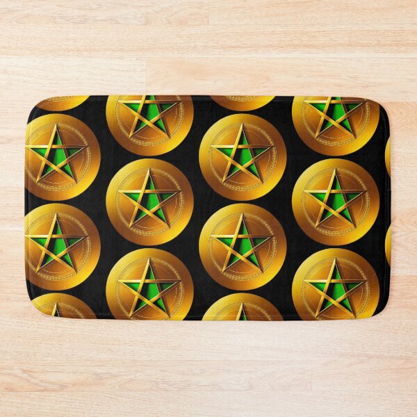 Item preview, Green and Gold Pentacle Sigil designed and sold by hauntedtees.