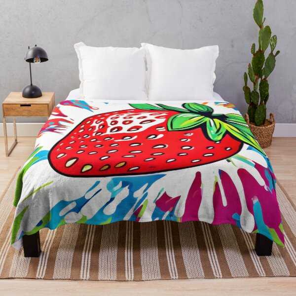Item preview, Vibrant Strawberry Artwork designed and sold by Health And Fitness Posts e-Store.