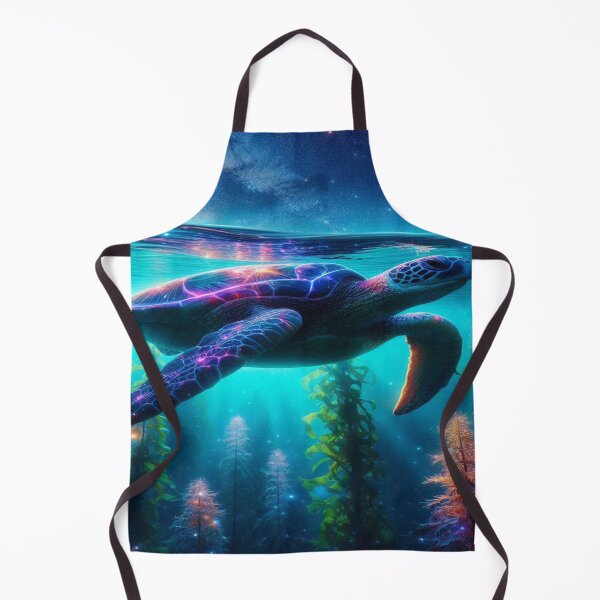 Item preview, Galactic Turtles - Ocean Meets Space Shower Curtain designed and sold by Naomi Gutierrez Parrish.