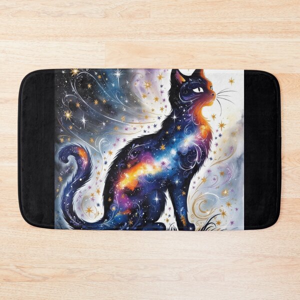 Item preview, Galaxy Cat - Cosmic Feline Dream designed and sold by KaminnoArt.