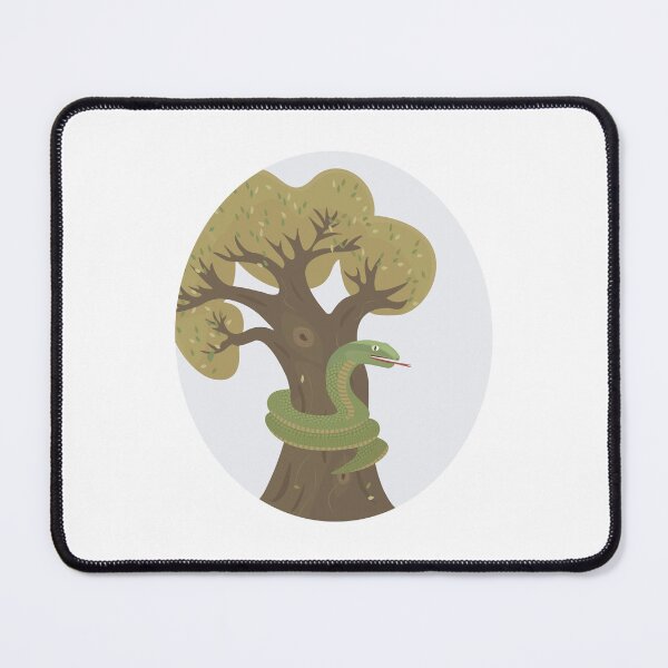Item preview, Green snake and tree designed and sold by OM-lova.