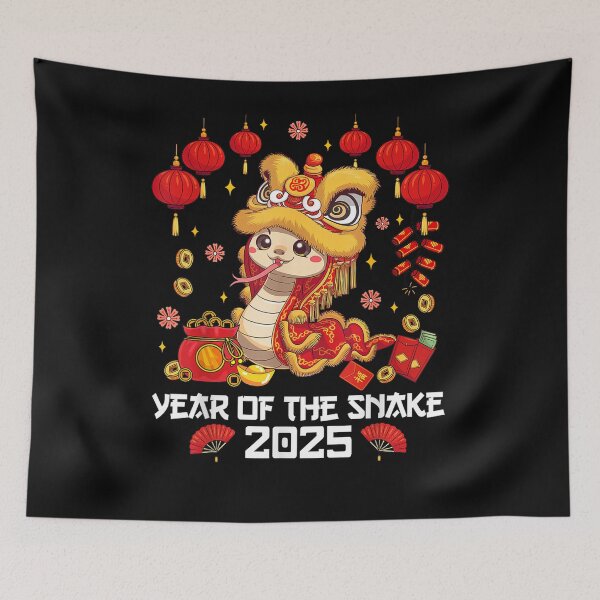 Item preview, YEAR OF THE SNAKE CHINESSE NEW YEAR 2025 designed and sold by BASKF.