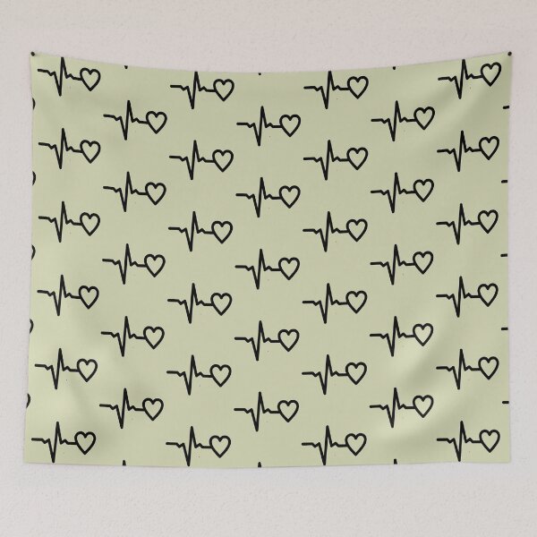 Item preview, Good health line with heart  designed and sold by RubyCollection.