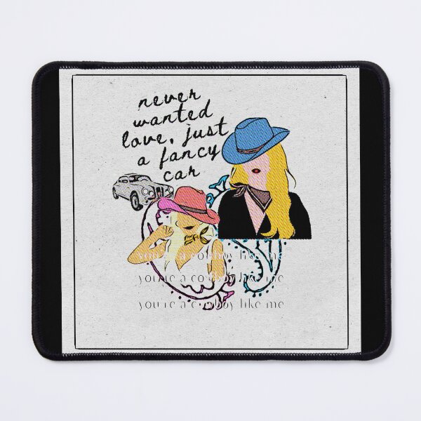 Item preview, you're a cowboy like me lyric art designed and sold by Parasocialite.
