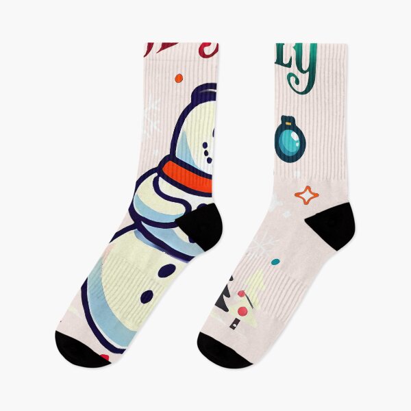 Item preview, Holly Jolly Christmas, Snowman, typography designed and sold by maxmaj.