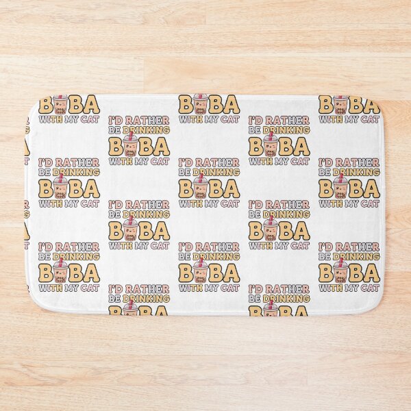 Item preview, I’d Rather Be Drinking BOBA With My Cat designed and sold by MooraArts.