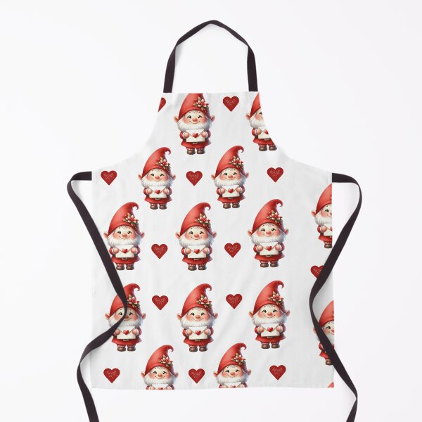 Item preview, Gnomes and little hearts pattern designed and sold by Topmel.