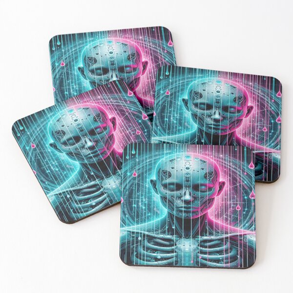 Item preview, Cyber Punk Neon Futuristic Shower designed and sold by Naomi Gutierrez Parrish.