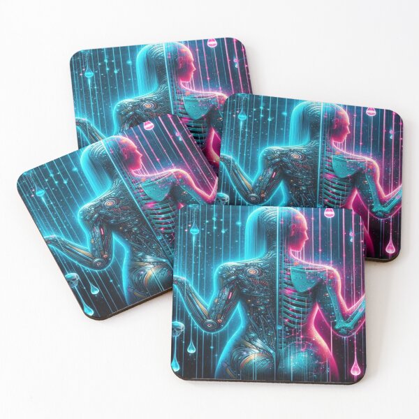 Item preview, Cyber Punk Neon Futuristic Shower designed and sold by Naomi Gutierrez Parrish.