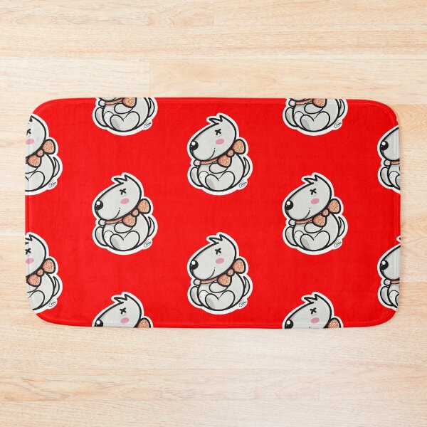 Item preview, Smiling Chubby cute dog with red collar. designed and sold by tennstudio.
