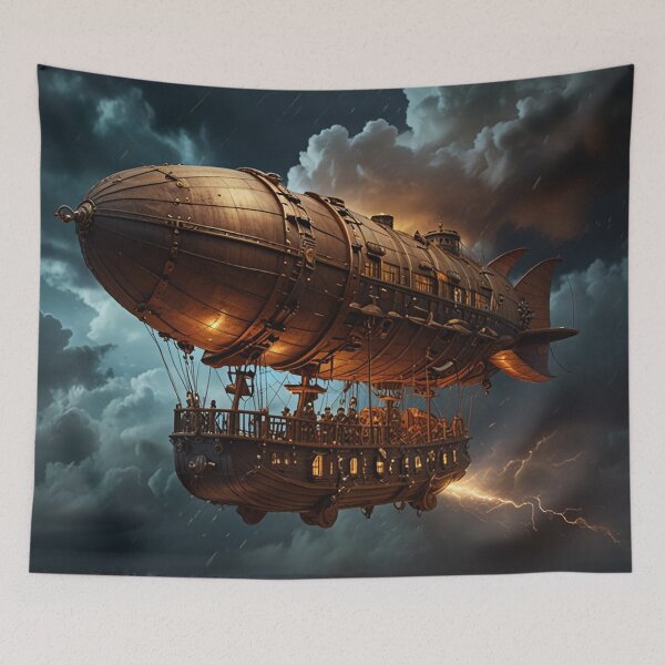 Item preview, Steampunk Submersible Dirigible designed and sold by Skye Ryan-Evans.
