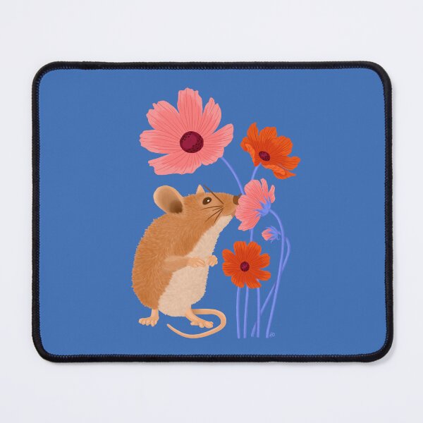 Item preview, Meadow Mouse and Cosmos Blooms designed and sold by Lisa D Art Designs.